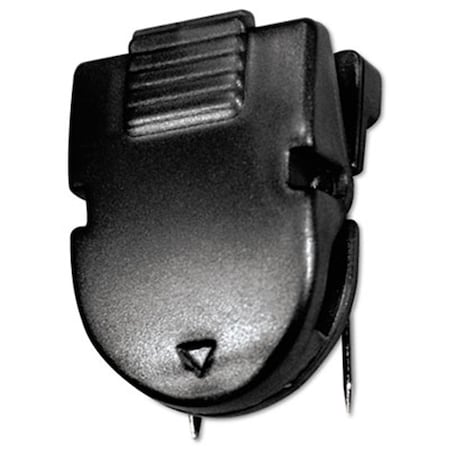 Chesterfield Fabric Panel Wall Clips  Standard Size  Black  50 per Pack CH193355